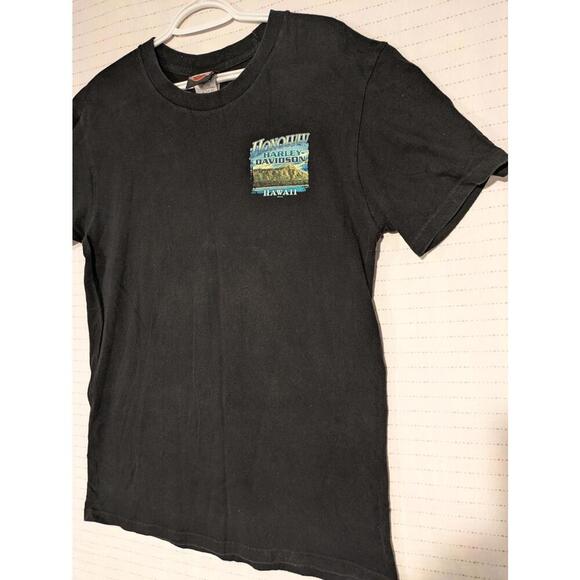 Harley-Davidson Honolulu Hawaii Aloha Tee - Vintage Black 2010 Large - Picture 5 of 10